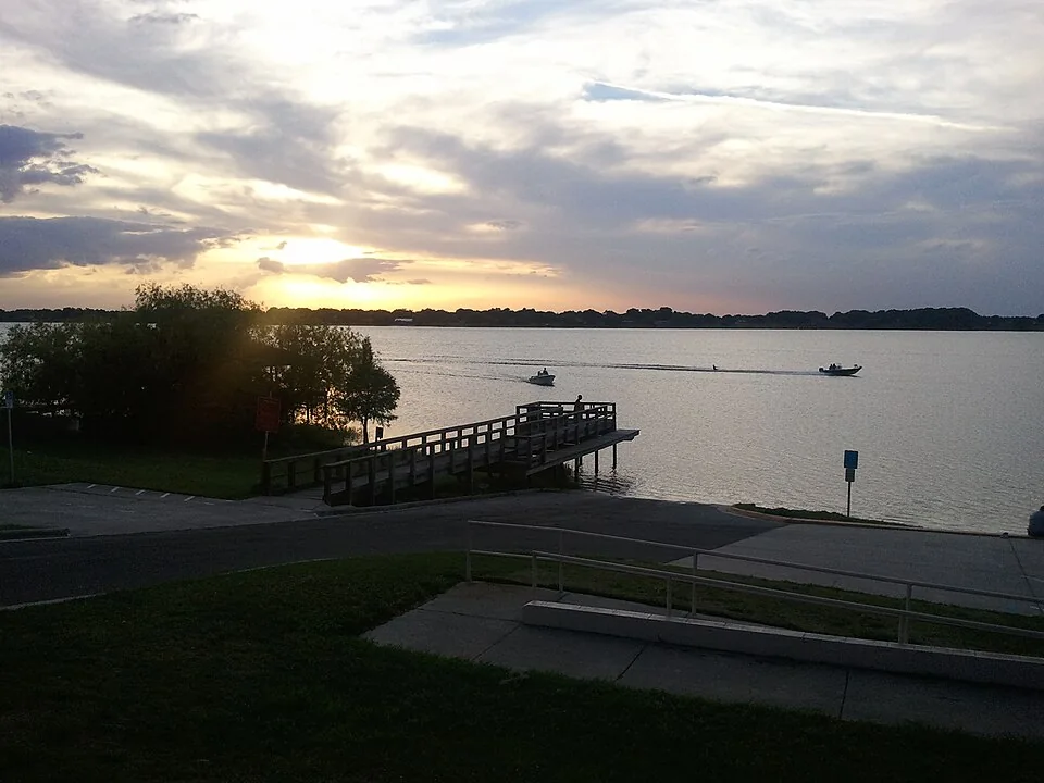 Waterfront and dock in Eagle Lake